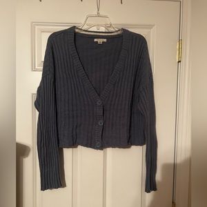 Blue crop cardigan from American Eagle
